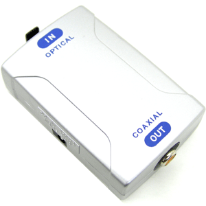 AUDIO Optical to Coaxial S/PDIF Converter(POF-830) [F9750]