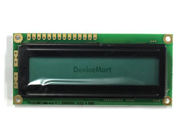디바이스마트,LED/LCD > LCD 캐릭터/그래픽 > 캐릭터 LCD,POWERTIP,PC1602ARS-GWA-A-Q,16x2 캐릭터 lcd, Module size : 80.0mm(L) x 36.0mm(W) x 10.1mm(H)(Max)