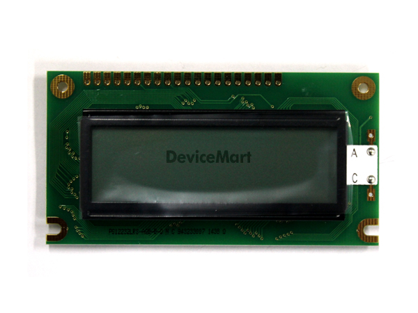 디바이스마트,LED/LCD > LCD 캐릭터/그래픽 > 그래픽 LCD,POWERTIP,PG12232LRS-AGB-B-Q,122x32 그래픽 lcd, Positive Yellow/Green 백라이트, Module size : 84.0mm(L) x 44.0mm(w) x 13.5mm(H)Max