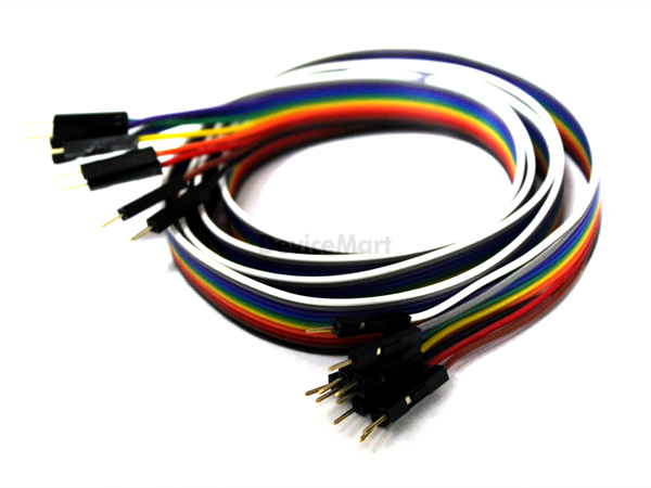 점퍼와이어 GSH-10404 (1000mm, M/M, 10P Ribbon Cable)