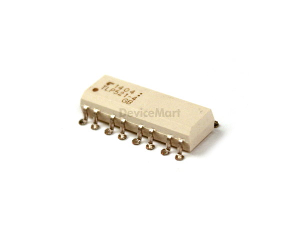 디바이스마트,센서 > 광센서 > 포토 커플러/인터럽터,ISOCOM,TLP521-4(SMD),Optocoupler DC-IN 4-CH Transistor DC-OUT 16-Pin