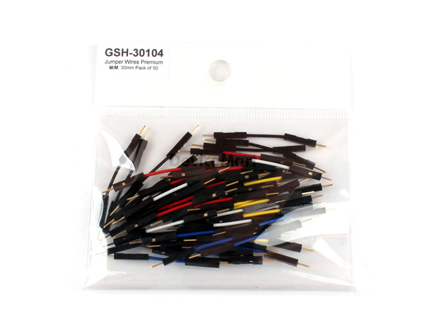 점퍼와이어 GSH-30104 (30mm, M/M, 10PCS*5color)
