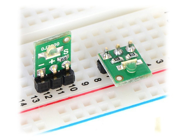 디바이스마트,MCU보드/전자키트 > 센서모듈 > 라이다/거리/초음파/라인 > 적외선(IR)/라인,Pololu,QTR-L-1A Reflectance Sensor (2-Pack) #2454,적외선 LED와 포토트랜지스터가 우측으로 장착된 라인 트레이싱 센서입니다.