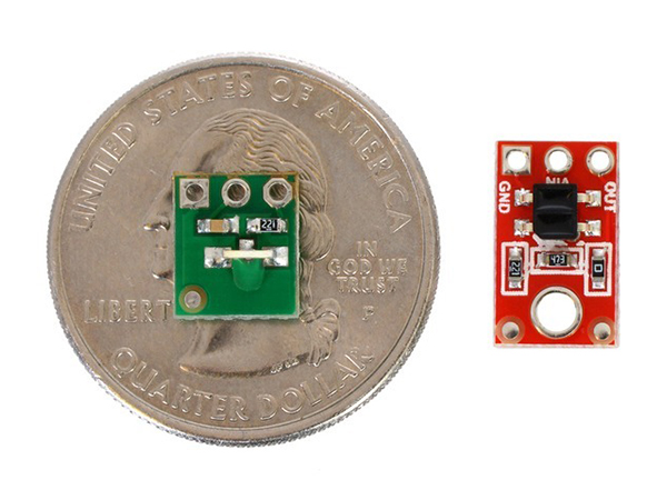 디바이스마트,MCU보드/전자키트 > 센서모듈 > 라이다/거리/초음파/라인 > 적외선(IR)/라인,Pololu,QTR-L-1A Reflectance Sensor (2-Pack) #2454,적외선 LED와 포토트랜지스터가 우측으로 장착된 라인 트레이싱 센서입니다.