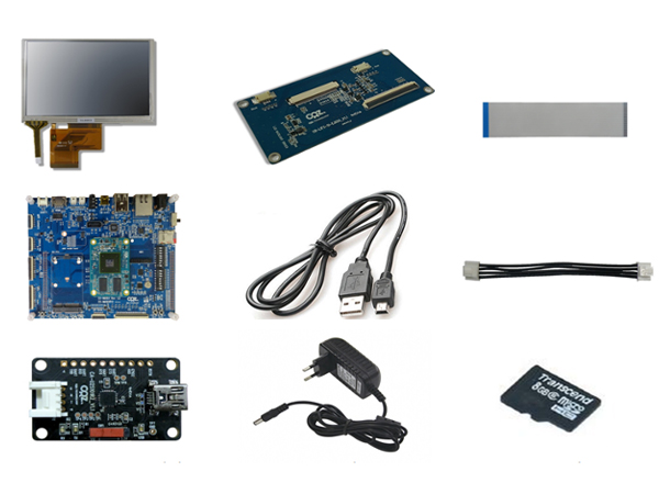 디바이스마트,MCU보드/전자키트 > 디스플레이 > LCD/OLED,(주)씨알지테크놀러지,Mango-i.MX6 Quad 5인치 감압식 LCD Strat Kit,i.MX6 Quad Processor 1.2Ghz / 2GB DDR3 SDRAM / Expansion Connector ( 60x1 ) : EBI,UART,I2C GPIO etc / Dimensions : base 120 x 76 mm CPU 50 x 40mm