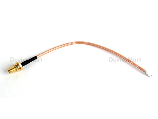 디바이스마트,케이블/전선 > PC/네트워크/통신 케이블 > 동축 RF 케이블,SZH-RA,RP-SMA Jack to cut RG316 cable-15cm [SZH-RA024],RF Cable assembly / SMA 오른나사 / 임피던스 50옴 / 케이블 직경 2.5mm / 케이블 길이 : 15cm (±1~2cm)
