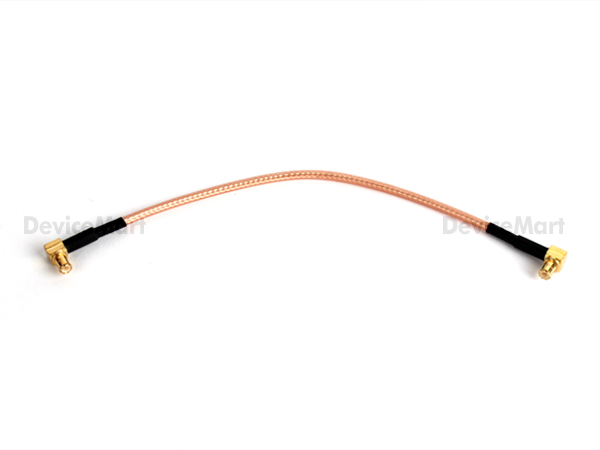 디바이스마트,케이블/전선 > PC/네트워크/통신 케이블 > 동축 RF 케이블,SZH-RA,MCX right angle Plug to MCX right angle Plug, RG316 cable-15cm [SZH-RA023],RF Cable assembly / 임피던스 50옴 / 케이블 직경 2.5mm / 케이블 길이 : 15cm (±1~2cm)