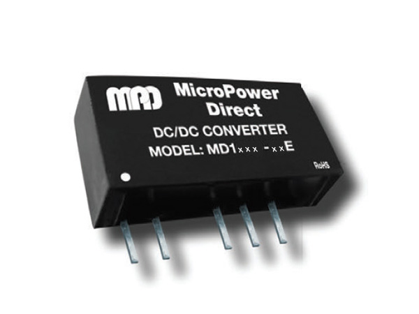 디바이스마트,전원/파워/배터리 > DC-DC 컨버터 모듈 > 강하형 모듈(실장) > 절연 스위칭 모듈,MPD,[MPD] DC-DC컨버터모듈  [MD112D-05E],실장형 / 고정출력전압 / 2ch 출력 / 강하형 1W 절연 스위칭 컨버터 / 전압반전출력 / 입력전압 : 10.8V~13.2V / 출력전압 : 5V / 반전출력 : -5V / 출력전류 : 100mA / 변환효율 : 최대 80% / 절연전압 : 1500V / 스위칭 주파수 : 300kHz / 입력단자 : 스루홀 핀 / 출력단자 : 스루홀 핀 / 패키지 : 밀폐형 모듈 / 난연등급 : UL 94 V-0
