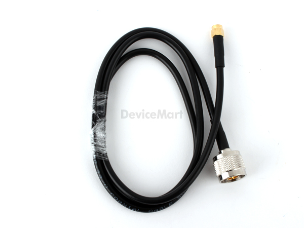 디바이스마트,케이블/전선 > PC/네트워크/통신 케이블 > 동축 RF 케이블,SZH-RA,SMA Plug to N-J Plug, RG58 cable-100cm [SZH-RA030],RF Cable assembly / SMA 오른나사 / 임피던스 50옴 / 케이블 직경 5mm / 케이블 길이 : 100cm (±1~2cm)