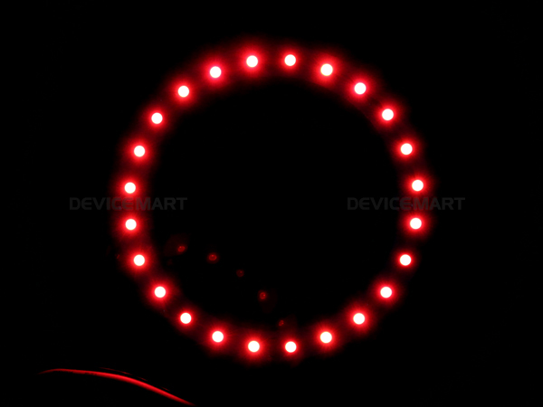 2835 단색 LED 80mm 링 모듈 (RED) [SZH-LD022]