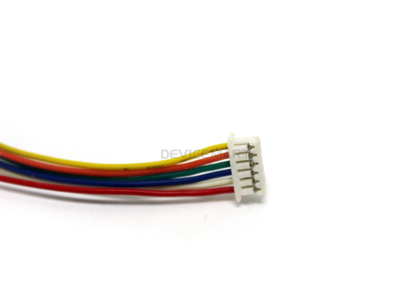 디바이스마트,커넥터/PCB > 직사각형 커넥터 > 하네스 케이블 > 1.25mm pitch,NW3 (New3),하네스 케이블 커넥터 6핀 [NW3-CCA-043],케이블 전체 길이 약 120mm, 6핀, AWG28, 커넥터 A1251-06Y / ※제조사에 따라서 커넥터 모양이 변경될 수 있습니다 (랜덤)