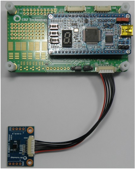 디바이스마트,MCU보드/전자키트 > 프로세서/개발보드 > ARM > Cortex-M3,(주)씨알지테크놀러지,STM32 EVB Cortex-M3 Mango Board M32 ( 망고 M32 보드) Sensor Package,128KB Flash 메모리인 STM32F103RBT6를 탑재 / 3축 가속도센서, 대기압센서, 조도센서, 습도, 리모컨 센서, CAN을 연결하여  다양한 활용이 가능한 보드