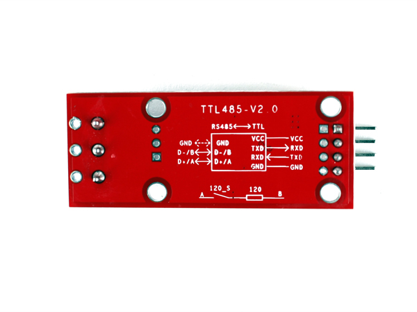 디바이스마트,MCU보드/전자키트 > 개발용 장비 > USB컨버터/RS232컨버터,SZH,TTL to RS485 자동 흐름제어 컨버터 모듈 [SZH-CVBE-010],MAX1348 칩셋 기반 Serial(TTL) to RS485 converter / 자동 흐름제어 기능 / 공급 전압 5V 권장 (3.3V, 5V 모두 사용 가능) / highest baud rate of 500Kbps automatic flow control / 전원, 송신, 수신 LED 인디케이터 / 크기 : 53mm * 21.62mm