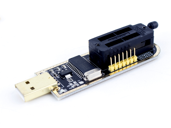 디바이스마트,MCU보드/전자키트 > 개발용 장비 > 롬라이터/데이터로거,SZH,CH341A 24 25 시리즈 USB 롬라이터/프로그래머 Tryant [SZH-RWBP-003],USB 포트 및 PCB에 금장도금으로 기본 버전보다 더욱 안정된 작동 / CH341A 칩셋 기반 USB ROM Up Programmer / 고장난 메인보드나 타블렛의 강제 바이오스 롬 업그레이드 등에 활용할 수 있습니다 (사용 방법을 아시는 분께만 추천합니다) / WIN98, WINME, WIN2K, WINXP, VISTA, WIN7 호환 가능 / 1 x Programmer, 1 x Adapter plate, 2 x DIP8