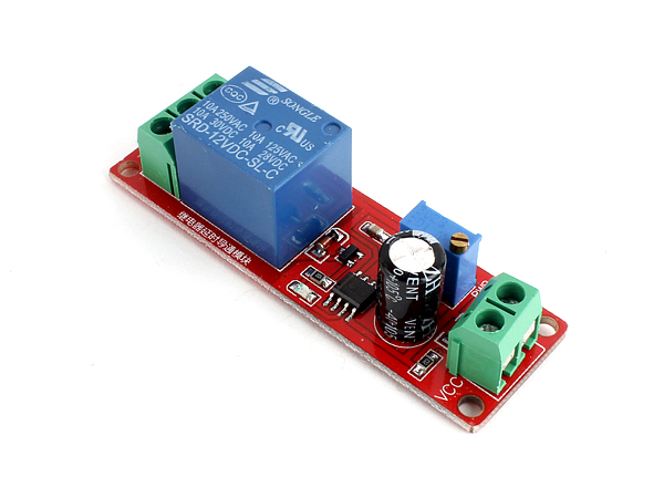 디바이스마트,MCU보드/전자키트 > 전원/신호/저장/응용 > 릴레이,SZH,NE555 12V 딜레이 타이머 릴레이 모듈 [SZH-RLBG-020],Voltage: DC 12V / main chips: NE555 / Adjustable time: 0 to 10sec / 68mm x 21mm