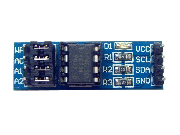 디바이스마트,MCU보드/전자키트 > 전원/신호/저장/응용 > SD/TF/메모리,SZH,아두이노 EEPROM 저장 모듈 [SZH-EKAD-108],아두이노 EEPROM 256K Byte / AT24C256 칩셋 기반 / 온보드 LED 인디케이터 / 크기 : 36.5mm x12 mm