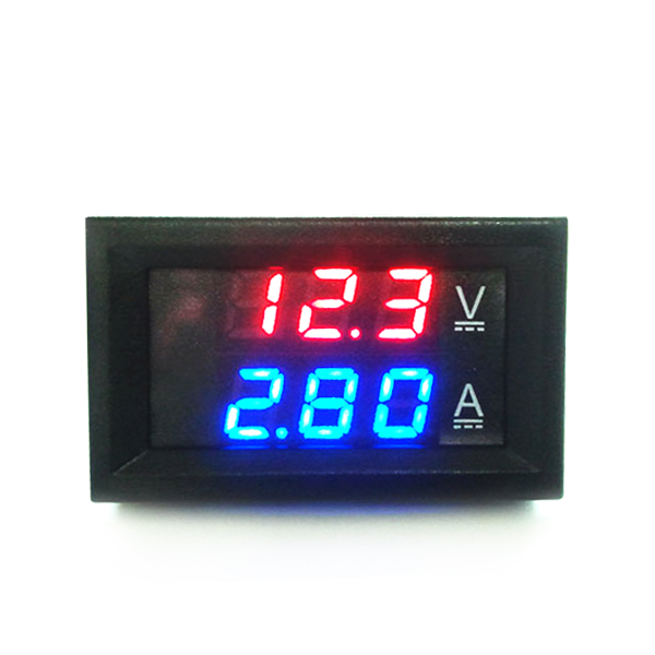디바이스마트,MCU보드/전자키트 > 전원/신호/저장/응용 > 메타/측정기,SZH,볼트미터 전압표시기 매립형 듀얼 10A [SZH-VMT021],전압과 전류를 측정해주는 듀얼 디지털 볼트미터 (voltmeter) / Input : DC 4.0 - 30.0V / 크기 : 48mm X 29mm X 22mm /색상 : 레드+블루