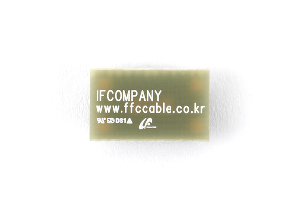 디바이스마트,커넥터/PCB > FFC/FPC 커넥터 > 4핀/5핀/6핀,IFC, 0.5mm FFC케이블 연장및 접점변환용 컨버터 보드 [IFC-0.5-04P] ,FFC케이블연장 / 0.5mm pitch / 4 pin 연장 보드 / size: 9mm x 15mm