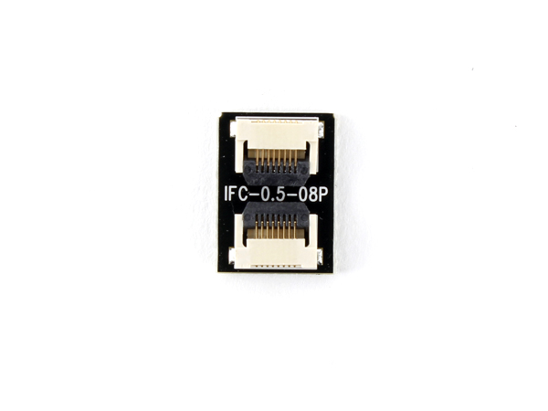 디바이스마트,커넥터/PCB > FFC/FPC 커넥터 > 7핀/8핀/9핀,IFC, 0.5mm FFC케이블 연장및 접점변환용 컨버터 보드 [IFC-0.5-08P] ,FFC/FPC케이블연장 / 0.5mm pitch / 8 pin 연장 보드 / size: 10.5mm x 15mm