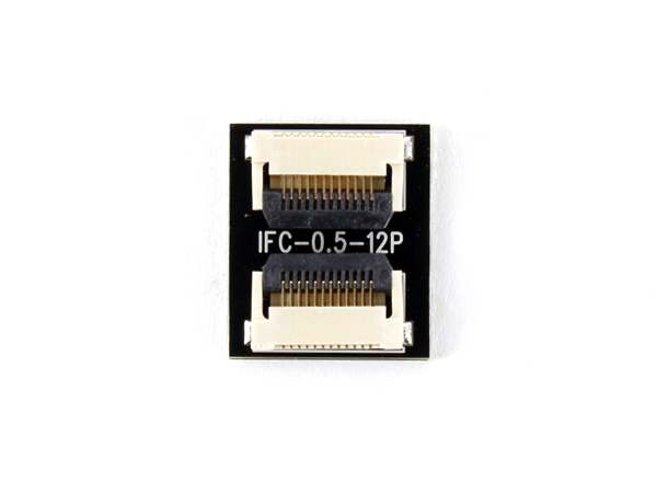 디바이스마트,커넥터/PCB > FFC/FPC 커넥터 > 10핀/11핀/12핀,IFC,0.5mm FFC케이블 연장및 접점변환용 컨버터 보드 [IFC-0.5-12P],FFC/FPC케이블연장 / 0.5mm pitch / 12 pin 연장 및 접점변환용 보드 / size: 13mm x 15mm