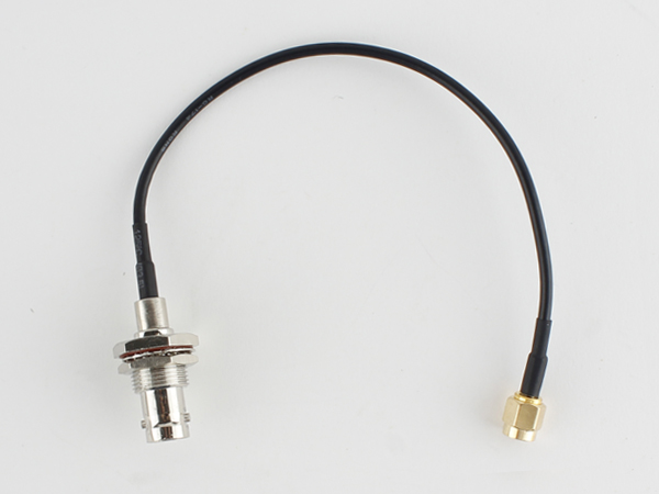 SMA Plug to BNC Jack , RG174 cable-20cm [SZH-RA046]