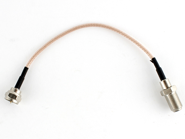 F male to F female , RG179 cable-18cm [SZH-RA051]