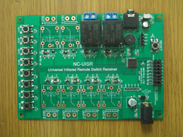 디바이스마트,MCU보드/전자키트 > 버튼/스위치/제어/RTC > 원격제어/무선컨트롤,네오틱스,적외선(Ir) 리모컨 등록방식 무선 스위치 (사용자 리모컨 등록 방식 &#8211; NEC Format) (NC-UISR),NC-UISR은 사용자가 가지고 있는 범용 적외선(Ir) 리모컨(NEC 방식)을 등록시켜 사용이 가능한 무선 스위치 입니다.