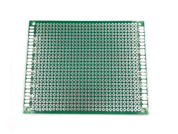 디바이스마트,커넥터/PCB > PCB기판/관련상품 > 만능기판 (양면) > 원형홀,NW3 (New3),범용 에폭시 만능 PCB 기판 60x80-양면 [PCB-0608S],재질: 에폭시(Epoxy) / 사이즈: 60mmX80mm / 핀 홀수:22X27=594 / 핀 간격:2.54mm / 두께: 1.6mm