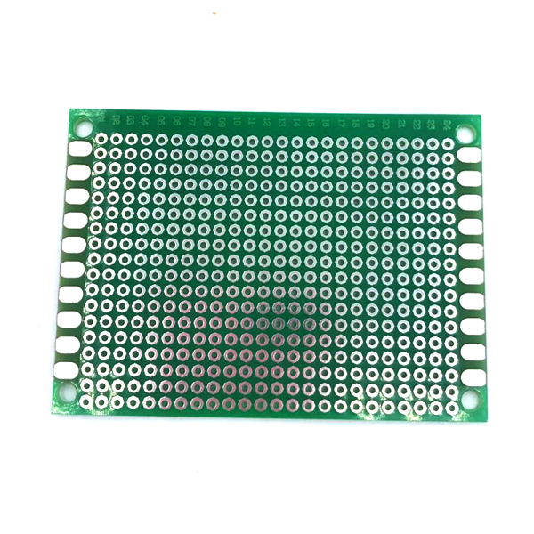 디바이스마트,커넥터/PCB > PCB기판/관련상품 > 만능기판 (양면) > 원형홀,NW3 (New3),범용 에폭시 만능 PCB 기판 50X70-단면 [PCB-0507D],재질: 에폭시(Epoxy) / 사이즈: 50mmX70mm / 핀 홀수: 18X24=432 / 핀 간격:2.54mm / 두께: 1.6mm