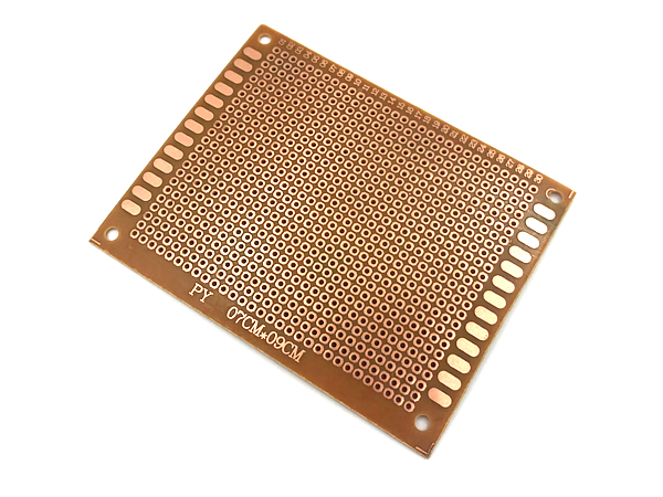 디바이스마트,커넥터/PCB > PCB기판/관련상품 > 페놀기판 (단면),NW3 (New3),범용 페놀 만능 PCB 기판 70x90-단면 [PCB-0709P],재질: 페놀(Penol) / 사이즈: 70mmX90mm / 핀 홀수: 24X30=720 / 핀 간격: 2.54mm / 두께: 1.2mm