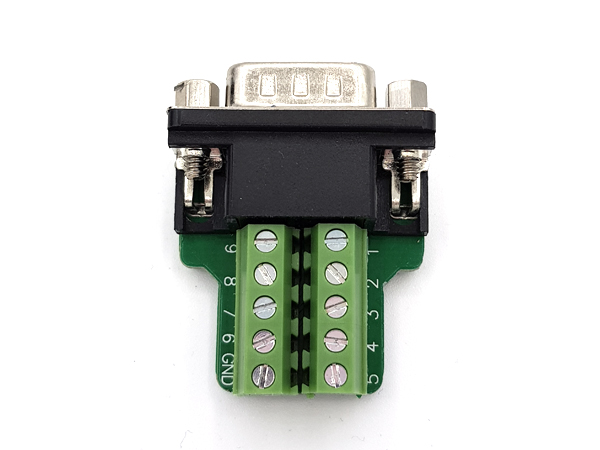 디바이스마트,MCU보드/전자키트 > 개발용 장비 > USB컨버터/RS232컨버터,SZH,DB9 RS232 DIY 터미널블럭 커넥터 - Male (너트형) [TDB-04],D-sub 커넥터 / 조합형 / Terminal Block 장착 / 납땜 필요 (X) / 케이스 포함 / 너트형 / MALE / 46.7mm X 34mm X 20.8mm size / 9pin