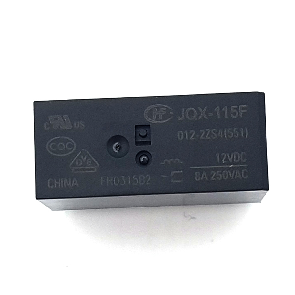 디바이스마트,스위치/부저/전기부품 > 릴레이 > 파워 릴레이,SZH,파워릴레이 JQX-115F/012-2ZS4 [SZH-EP081],파워 릴레이 / 접촉형식 : DPDT-NO, NC (2 Form C) / 코일 전압 : 12VDC / 코일 저항 : 360Ω / 코일 전력 : 400mW / 스위칭 전압(AC) : 250VAC / 스위칭 전류(AC) : 8A / 스위칭 전압(DC) : 5VDC / 스위칭 전류(DC) : 8A