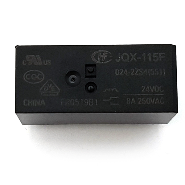 디바이스마트,스위치/부저/전기부품 > 릴레이 > 파워 릴레이,SZH,파워릴레이 JQX-115F-024-2ZS4 [SZH-EP082],파워 릴레이 / 접촉형식 : DPDT-NO, NC (2 Form C) / 코일 전압 : 24VDC / 코일 저항 : 1440Ω / 코일 전력 : 400mW / 스위칭 전압(AC) : 250VAC / 스위칭 전류(AC) : 8A / 스위칭 전압(DC) : 5VDC / 스위칭 전류(DC) : 8A