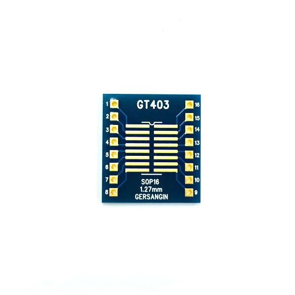 디바이스마트,커넥터/PCB > PCB기판/관련상품 > IC 변환기판 > 다기능 (복합변환),거상인,[GT 403] SSOP-16-0.65mm, SOP-16-1.27mm  Double adapter 변환기판 pcb adapter TSSOP SO,Type : SSOP, SOP / Pitch : 0.65mm, 1.27mm / Pin : 16 / Hole : 2.54mm / Size : 22.0 * 20.0