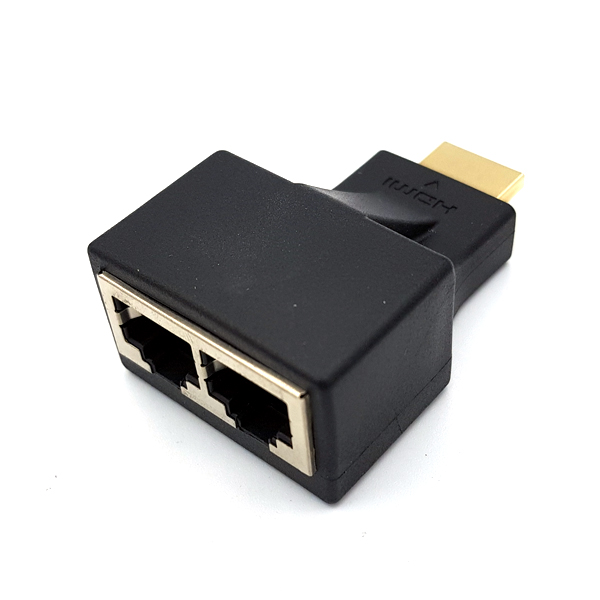 디바이스마트,컴퓨터/모바일/가전 > 네트워크/케이블/컨버터/IOT > 네트워크 자재/공구/타이 > 네트워크 자재,SZH,HDMI 듀얼 RJ45(CAT-5e/6) 커플러 [YRD-001],HDMI기기를 최대 30M까지 연장이 가능한 네트워크 신호 전송 커플러 / Size : 57mm X 36mm X 22.5mm