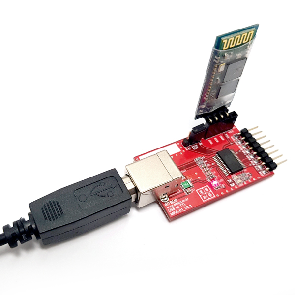 디바이스마트,MCU보드/전자키트 > 개발용 장비 > USB컨버터/RS232컨버터,비트버스,USB to UART TTL 모듈 [MFA-01],USB to Serial 커넥터와 블루투스 연결 커넥터를 포함하고 있습니다 . 이 모듈은 Uart Serial 인터페이스로연결되는 Arduino Mini보드 같은 제품과 호환되어 Arduino스케치 프로그램을 사용할 수 있습니다 . 기존의 Arduino Uno 을 사용할 때 연결되는 USB B Type 케이블을 사용 수 있게 제작 되었습니다 .
