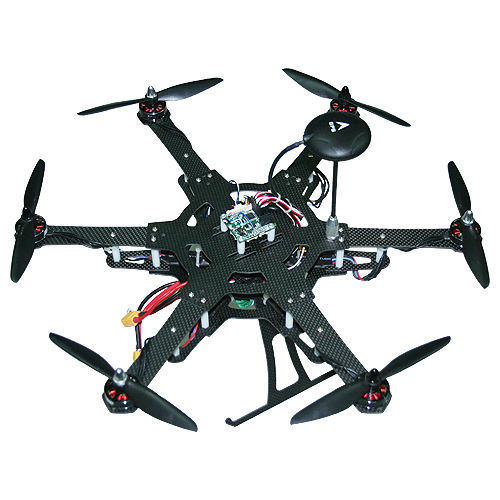 디바이스마트,기계/제어/로봇/모터 > 교육/취미로봇 > 드론/항공기 > 드론/항공기,(주)로보블럭시스템,Hexacopter Package FullSet-헥사콥터,6개의 BLDC 모터와 ESC를 포함하여 카본판으로 제작되어 있는 헥사콥터 드론입니다. 무선송신기는 별도 구입하셔야됩니다.