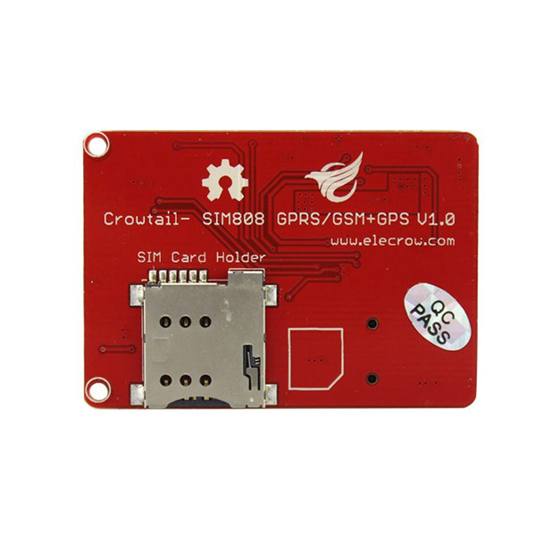 디바이스마트,MCU보드/전자키트 > 통신/네트워크 > GNSS/GPS > 일반용 GPS 모듈,ELECROW,Crowtail- SIM808 GSM/GPS 모듈[CT0078SIM],Crowtail 인터페이스를 추가하여 쉽게 사용가능한 gsm/gps 모듈입니다 / 길이 x 너비 : 50mm x 35mm