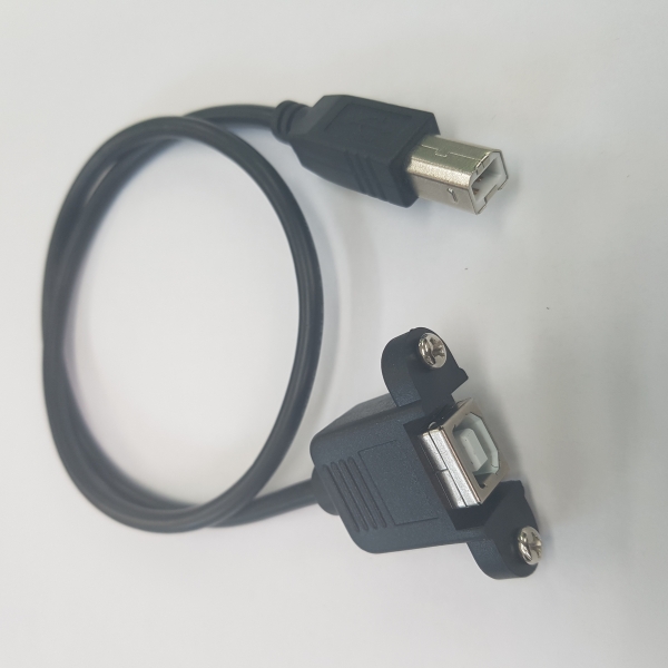 [리퍼브상품] 판넬고정형 USB BF-BM 케이블 50cm