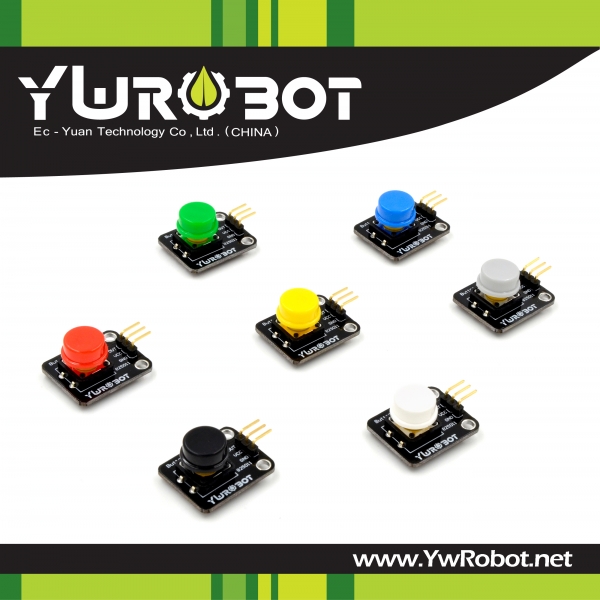 디바이스마트,MCU보드/전자키트 > 버튼/스위치/제어/RTC > 버튼/스위치/조이스틱,YwRobot,대형 버튼 모듈 그린 [ELB030605],대형 버튼 모듈 그린 색상 낱개 1개 / 전압: 3.5, 5V / 사이즈: 26*21mm