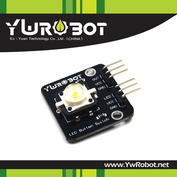 디바이스마트,MCU보드/전자키트 > 버튼/스위치/제어/RTC > 버튼/스위치/조이스틱,YwRobot,LED 제어 버튼 스위치 모듈 화이트 [ELB050655],아두이노 호환 / 전압: 5V / 내부 LED 키와 버튼을 독립적으로 제어 할 수 있으며, 단독으로 사용하거나 함께 사용할 수 있습니다. 