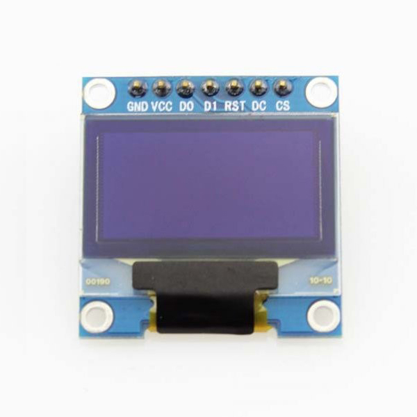 디바이스마트,MCU보드/전자키트 > 디스플레이 > LCD/OLED,ELECROW,0.96인치 OLED 128x64 블루 디스플레이 모듈 [DOL12864O],이 OLED 디스플레이 모듈은 작고, 0.96' 128x64 개별 블루 OLED 픽셀로 구성되어있음 / 작동 전압 : 3.3 ~ 5V DC