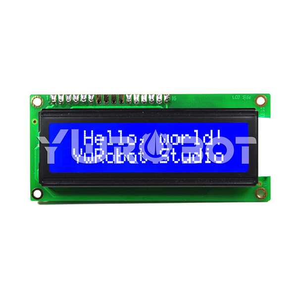 디바이스마트,MCU보드/전자키트 > 디스플레이 > LCD/OLED,YwRobot,아두이노 1602 LCD I2C 디스플레이 모듈 V2 블루 [DIS040005],아두이노 호환 / LCD 화면 : 1602 문자 유형 (HD44780) / 색상 : 흰색 파란색 / 전압 : 5V / 사이즈: 80 * 36 * 19mm