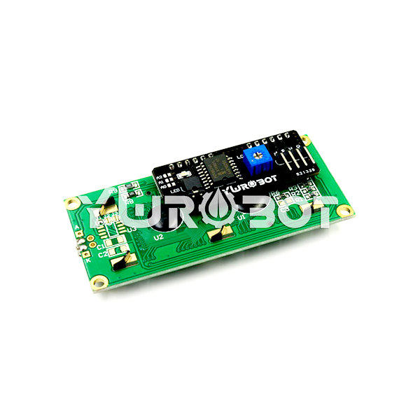 디바이스마트,MCU보드/전자키트 > 디스플레이 > LCD/OLED,YwRobot,1602 LCD I2C 디스플레이 모듈 블루 [DIS030000],아두이노 호환 / LCD 화면 : 1602 문자 유형 (HD44780) 일반 디스플레이 효과 / 색상 : 흰색 파란색 / 전압: 5V / 사이즈: 80 * 36 * 19mm