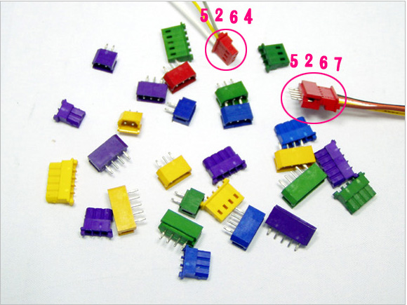 디바이스마트,커넥터/PCB > 직사각형 커넥터 > 몰렉스 커넥터 > 5264,MOLEX,5264-05 (색상옵션),몰렉스 커넥터 / 5267, 5268 커넥터에 사용 / 5264용 클림프 필요 / 2.5mm 피치 / 5pin / 색 옵션( 빨강, 노랑, 파랑, 보라, 초록)