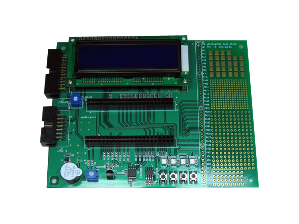 디바이스마트,MCU보드/전자키트 > 프로세서/개발보드 > ARM > ARM7,주식회사 디지파츠,ARM7 BASEMENT BOARD,ATSAM7S 보드에 붙는 테스트보드, EEPROM, Serial Flash, LCD,LED,온도센서 사용에관한 소스프로그램 및 모니터링 프로그램 제공