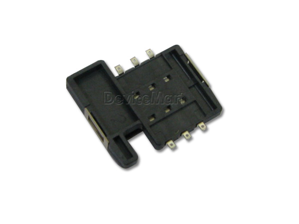 디바이스마트,커넥터/PCB > 핀헤더/IC 소켓 > 메모리 소켓 > 메모리카드용 소켓,AUSTONE,SIM 커넥터(AUS2.54-4106),SIM 소켓 / Side(Metal Cap)