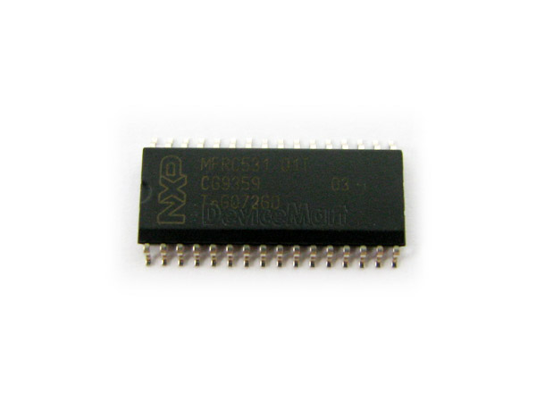 디바이스마트,반도체/전자부품 > 인터페이스 IC > 네트워크/통신,PHILIPS,MFRC53101T/OFE,ISO 14443A Reader IC, NXP제품의 RFID 리더기 칩입니다.