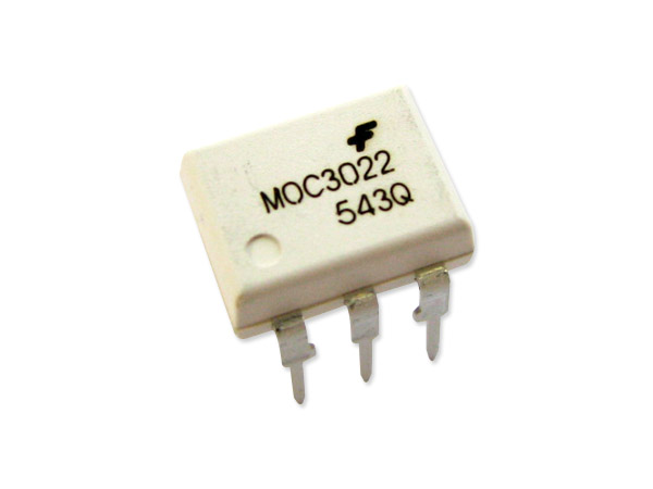 디바이스마트,센서 > 광센서 > 포토 커플러/인터럽터,Fairchild,MOC3022,6-Pin DIP Random-Phase Optoisolators Triac Driver Output (400 Volts Peak)