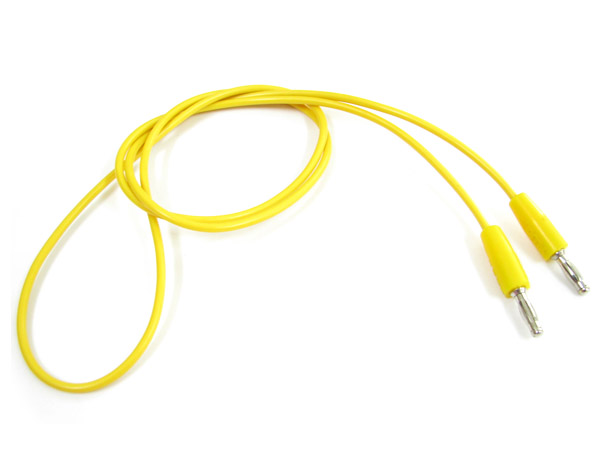 파워서플라이용 파워코드 1M(바나나잭+바나나잭) 노란색
